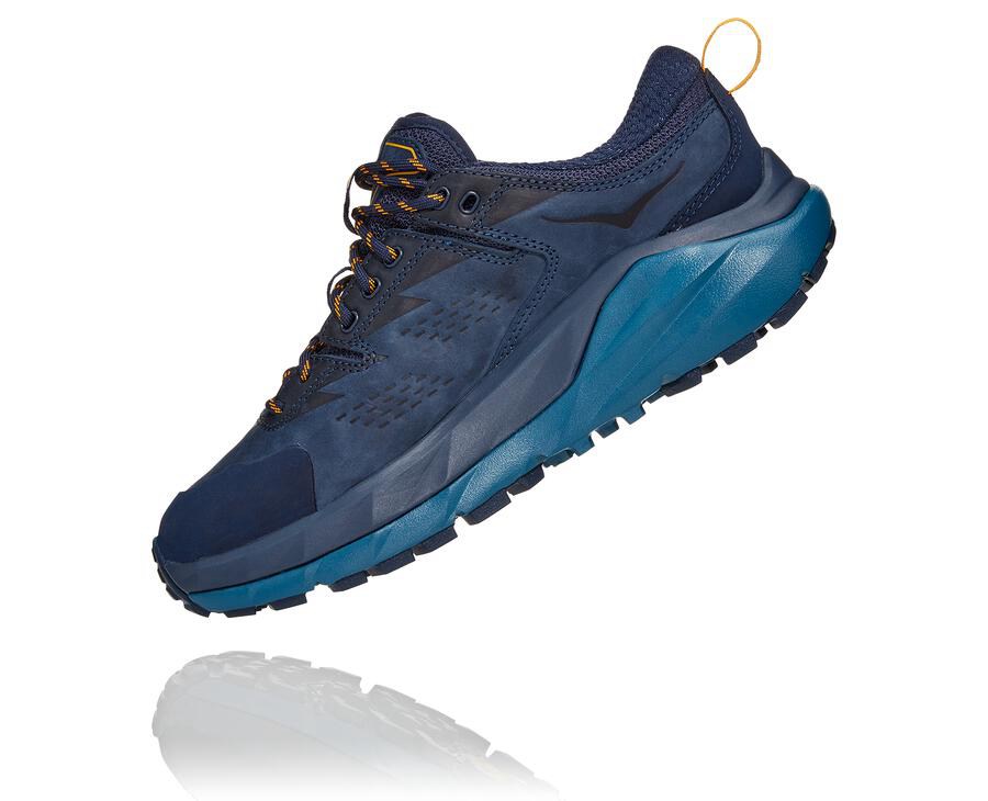 Tenis Hoka One One Trail Mujer Azul Marino - Kaha Bajos Gore-Tex - PFOH94016